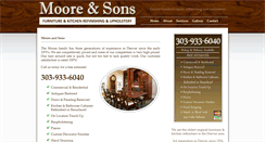 Desktop Screenshot of mooreandsonsrefinishing.com
